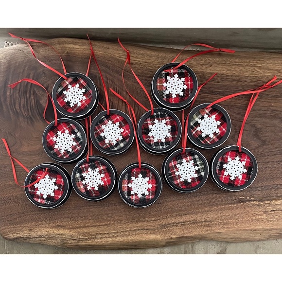11 Farmhouse Christmas Tree Ornaments - Picture 1 of 3